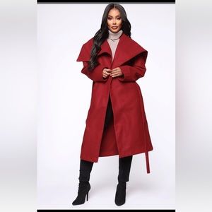 Fashion nova trenchcoat color and size large